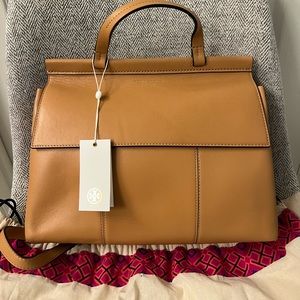 NWT Tory Burch T-Satchel